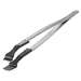 ESD Plastic Tip Tweezers, Style 4WF, Carbon PEEK Tips A4WFCP, Wafer, 5.1"